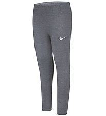 Nike Leggings - Glanz - Schwarz/Silber