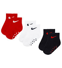 Nike Strumpor - 3-pack - Halkfritt - Universitetsröd/Marinblå/Vi