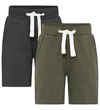 Minymo Sweat Shorts - 2-Pack - Beetle