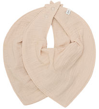 Pippi Teething Bib - 2-Pack - Doeskin