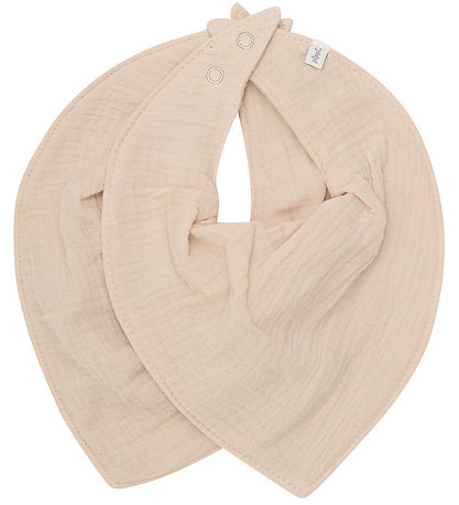 Pippi Teething Bib - 2-Pack - Doeskin