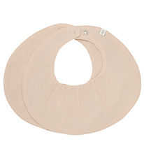 Pippi Teething Bib - 2-Pack - Doeskin