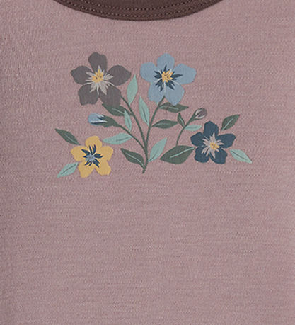 Name It Bodysuit L/æ - Wool - NbfWillow - Purple Dove