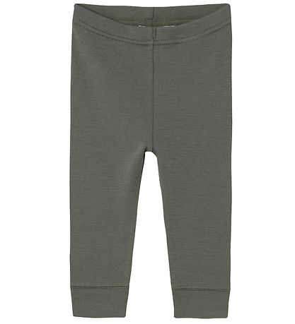 Name It Leggings - Wool - NbmWillow - Mulled Basil