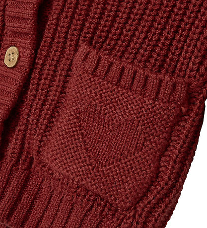 Lil' Atelier Cardigan - Prjónað - Kryddaður Apple