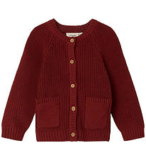 Lil' Atelier Cardigan - Knitted - NmfEmlen - Spiced Apple