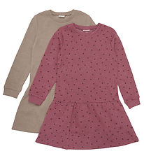 Minymo Dresses - 2-Pack - Apple Butter