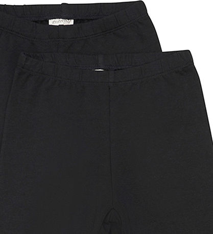 Minymo Leggings - 2-Pack - Anthracite