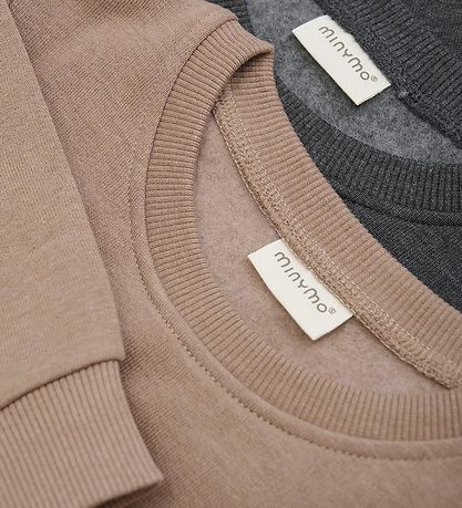 Minymo Sweatshirt - 2-Pack - Fossil