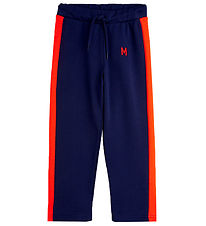 Mini Rodini Joggingbuxur - Panel - Blue