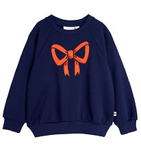 Mini Rodini Peysa - Bow - Blue
