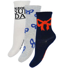 Mini Rodini Socks - 3-Pack - Bow - Multi