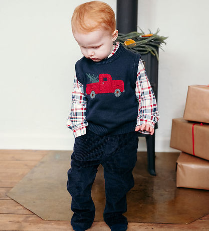 Hust and Claire Corduroy Trousers - Trevor - Navy