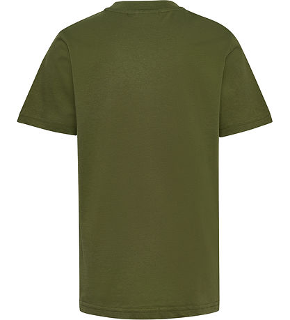 Hummel Stuttermabolur - hmlJr Base - Winter Moss