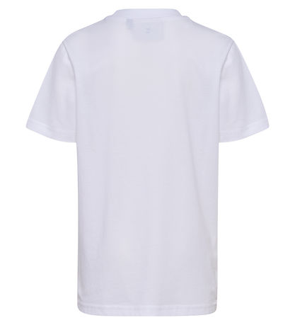 Hummel Stuttermabolur - hmlJr Base - White
