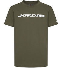 Jordan T-Shirt - Medium+ Olive m. Print