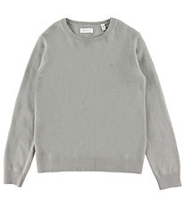 GANT Blouse - Knitted - Wool - Shield - Warm Grey