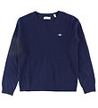 GANT Blouse - Knitted - Wool - Shield - Evening Blue