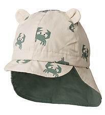 Liewood Legionnaire Hat - Gorm - Reversible - Crab Sandy/Pepperm