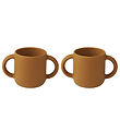 Liewood Cups - Silicone - Gene - 2-Pack - Rabbit Mustard