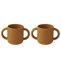 Liewood Cups - Silicone - Gene - 2-Pack - Rabbit Mustard