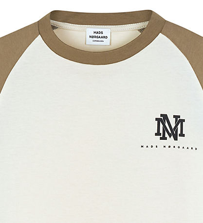 Mads Nørgaard Bluse - Thorlino - Mandelmilch/Bleigrau