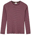 Mads Nørgaard Bluse - Rib - Talino - Rosinen/Carmine Rose