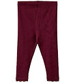 Sofie Schnoor Leggings - Rib - Nalinesb - Burgundy