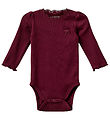Sofie Schnoor Bodysuit L/æ - Rib - Dictesb - Burgundy