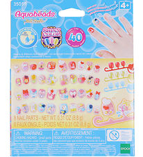 Aquabeads Pärlset - Nail Studio - Hearts & Ribbons Nail Refill