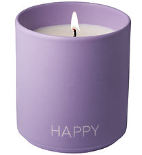 Design Letters Scented candles - Mango & Monoi Blossom - Purple 