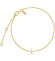 Design Letters Bracelet - L - 18K Gold Plated