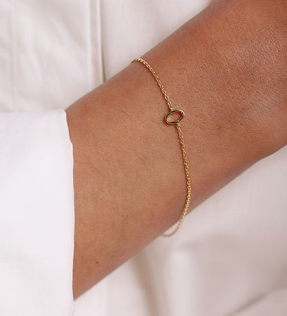Design Letters Bracelet - O - 18K Gold Plated