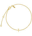 Design Letters Bracelet - T - 18K Gold Plated