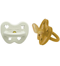 Hevea Pacifiers - 3-36 Mths. - 2-Pack - Natural Rubber - Arctic 