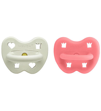 Hevea Pacifiers - 3-36 Mths. - 2-Pack - Natural Rubber - Winter 