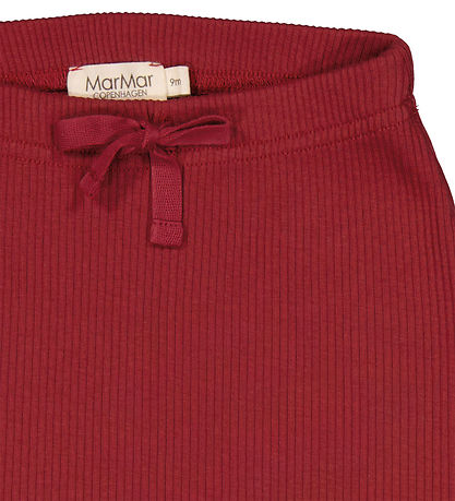MarMar Trousers - Rib - Pico - Hibiscus Red