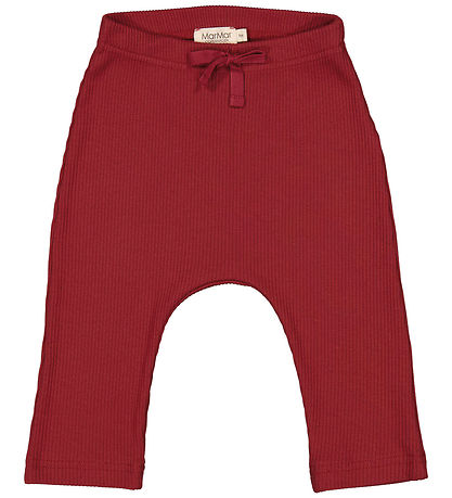 MarMar Trousers - Rib - Pico - Hibiscus Red