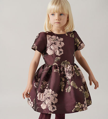 MarMar Kleid - Doreen - Deep Maulbeer-Jacquard
