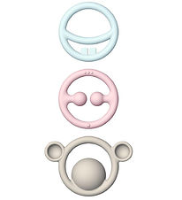 Moluk Teether - 3-Pack - Pastel - Assorted