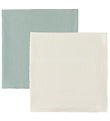 Ooh Noo Muslinfiltar - 2-pack - 65x65 cm - Ivory & Sage