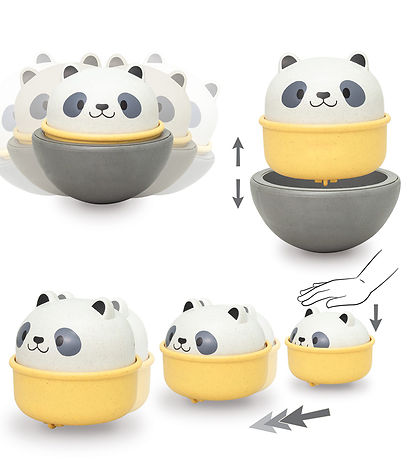 Tiger Tribe Toys - Rocking Rollers - Bioplastic - 2in1 - Panda