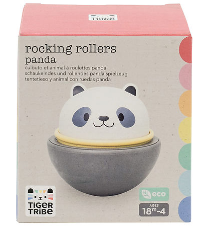 Tiger Tribe Toys - Rocking Rollers - Bioplastic - 2in1 - Panda