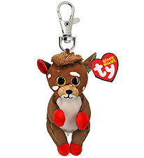 Ty Keychain w. Soft Toy - Beanie Bellies - 10 cm - Juno