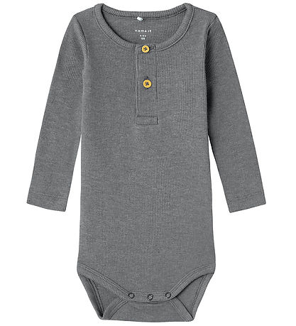 Name It Romper L/æ - Noos - NbmKab - Mockingbird/Melange