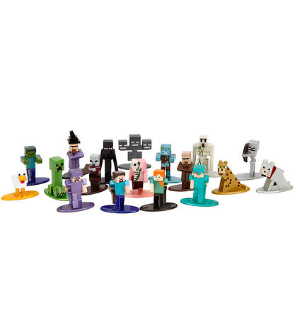Jada Fígúrur - 18 Stk. - Minecraft Multi-Pack Nanofigs