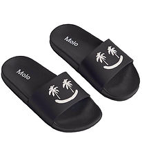 Molo Flip Flops - Zhappy - Black/Palms