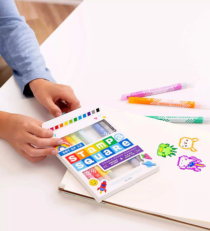 Ooly Double-sided Markers - Stamp a Square - 12 pcs