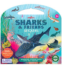 Eeboo Stickerbuch - Haie