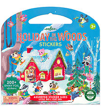 Eeboo Stickerbuch - 200+ st. - Weihnachten I Der Wald